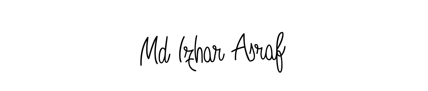 How to make Md Izhar Asraf signature? Angelique-Rose-font-FFP is a professional autograph style. Create handwritten signature for Md Izhar Asraf name. Md Izhar Asraf signature style 5 images and pictures png