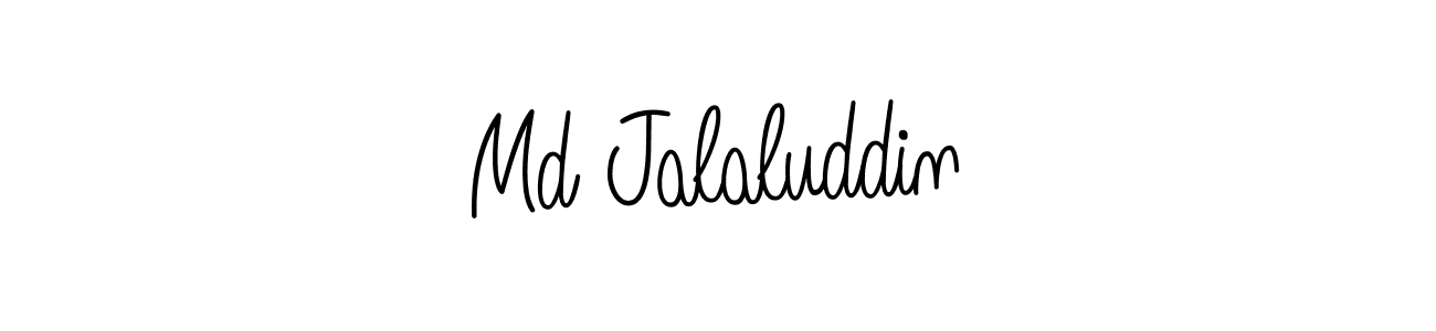 Make a beautiful signature design for name Md Jalaluddin. With this signature (Angelique-Rose-font-FFP) style, you can create a handwritten signature for free. Md Jalaluddin signature style 5 images and pictures png