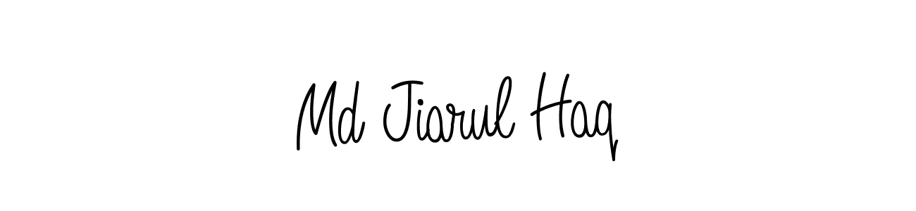 Use a signature maker to create a handwritten signature online. With this signature software, you can design (Angelique-Rose-font-FFP) your own signature for name Md Jiarul Haq. Md Jiarul Haq signature style 5 images and pictures png