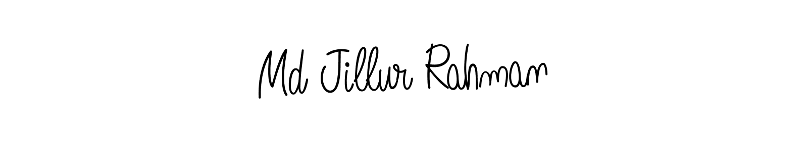 Make a beautiful signature design for name Md Jillur Rahman. With this signature (Angelique-Rose-font-FFP) style, you can create a handwritten signature for free. Md Jillur Rahman signature style 5 images and pictures png