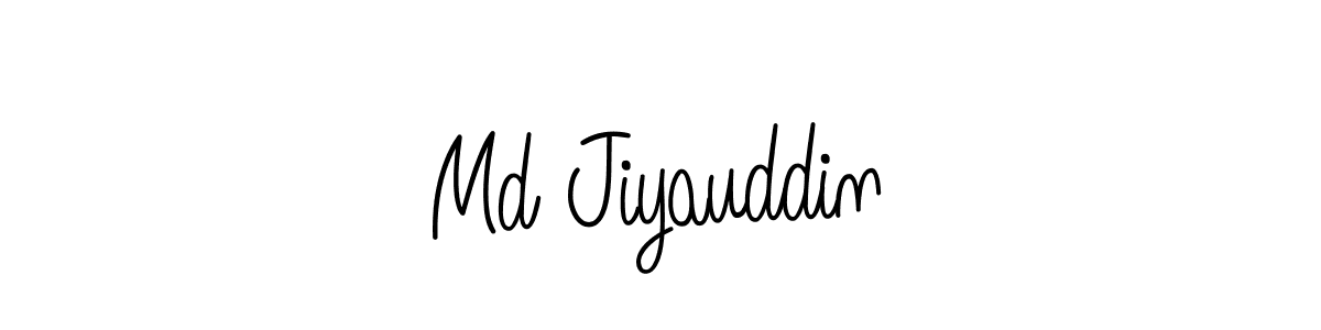 The best way (Angelique-Rose-font-FFP) to make a short signature is to pick only two or three words in your name. The name Md Jiyauddin include a total of six letters. For converting this name. Md Jiyauddin signature style 5 images and pictures png