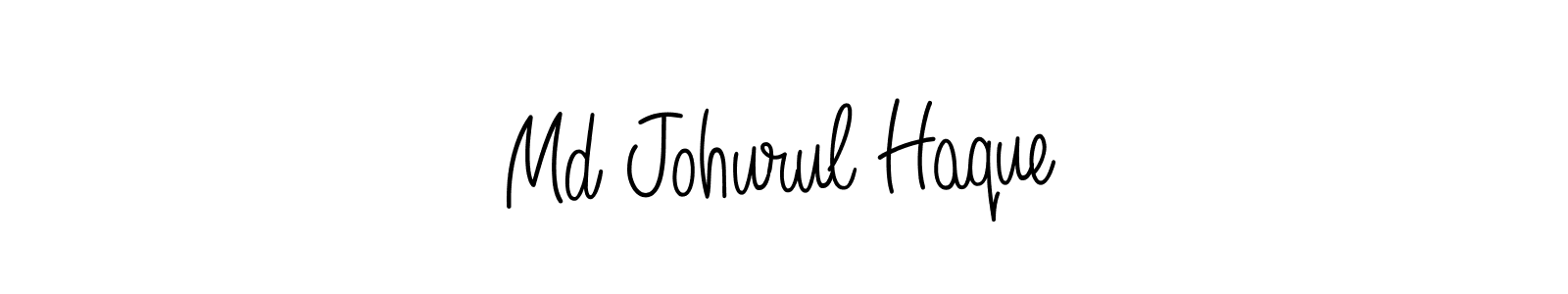 Make a short Md Johurul Haque signature style. Manage your documents anywhere anytime using Angelique-Rose-font-FFP. Create and add eSignatures, submit forms, share and send files easily. Md Johurul Haque signature style 5 images and pictures png