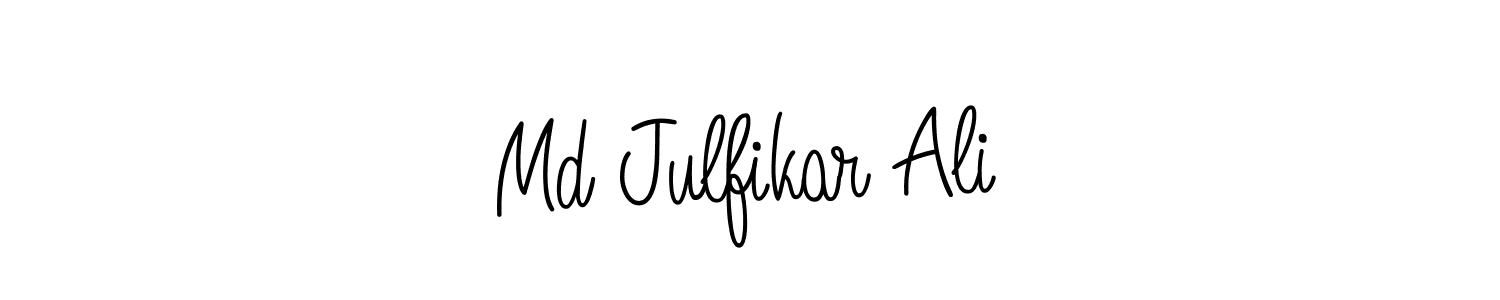 Make a short Md Julfikar Ali signature style. Manage your documents anywhere anytime using Angelique-Rose-font-FFP. Create and add eSignatures, submit forms, share and send files easily. Md Julfikar Ali signature style 5 images and pictures png