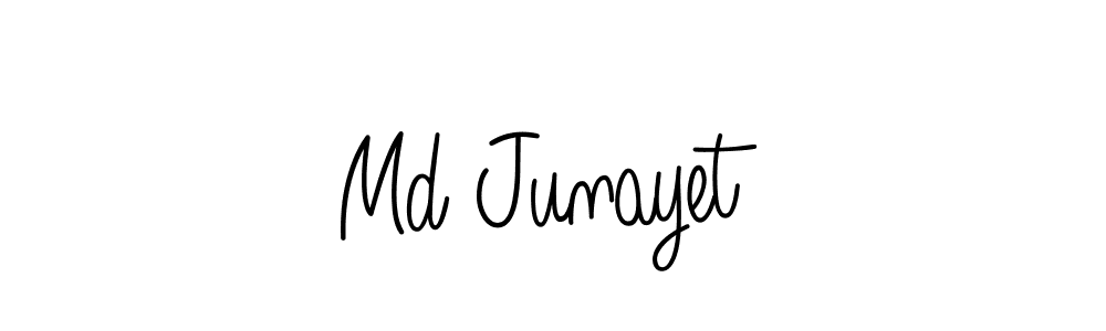 Md Junayet stylish signature style. Best Handwritten Sign (Angelique-Rose-font-FFP) for my name. Handwritten Signature Collection Ideas for my name Md Junayet. Md Junayet signature style 5 images and pictures png