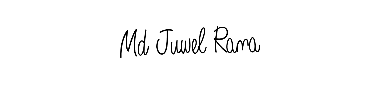 Also we have Md Juwel Rana name is the best signature style. Create professional handwritten signature collection using Angelique-Rose-font-FFP autograph style. Md Juwel Rana signature style 5 images and pictures png