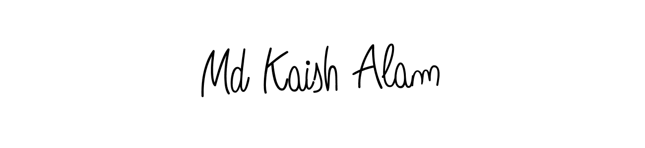 How to make Md Kaish Alam name signature. Use Angelique-Rose-font-FFP style for creating short signs online. This is the latest handwritten sign. Md Kaish Alam signature style 5 images and pictures png