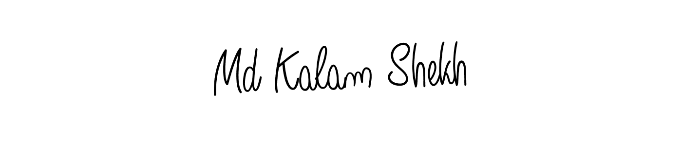 Angelique-Rose-font-FFP is a professional signature style that is perfect for those who want to add a touch of class to their signature. It is also a great choice for those who want to make their signature more unique. Get Md Kalam Shekh name to fancy signature for free. Md Kalam Shekh signature style 5 images and pictures png