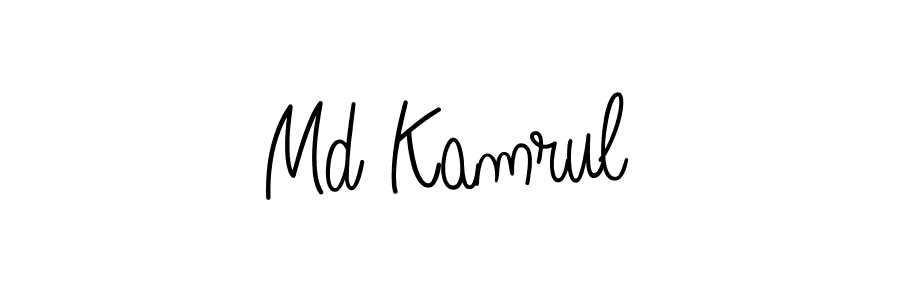 Md Kamrul stylish signature style. Best Handwritten Sign (Angelique-Rose-font-FFP) for my name. Handwritten Signature Collection Ideas for my name Md Kamrul. Md Kamrul signature style 5 images and pictures png