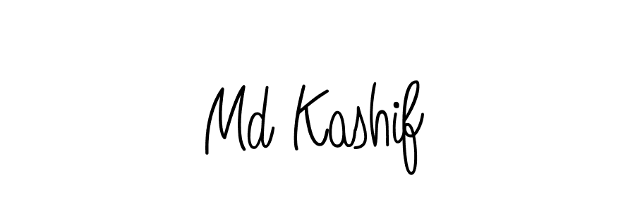 The best way (Angelique-Rose-font-FFP) to make a short signature is to pick only two or three words in your name. The name Md Kashif include a total of six letters. For converting this name. Md Kashif signature style 5 images and pictures png