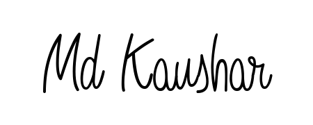Generate high-definition signature styles for Md Kaushar. The Angelique-Rose-font-FFP typeface ensures crisp legibility and sophisticated design. Md Kaushar signature style 5 images and pictures png