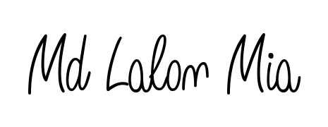 Also You can easily find your signature by using the search form. We will create Md Lalon Mia name handwritten signature images for you free of cost using Angelique-Rose-font-FFP sign style. Md Lalon Mia signature style 5 images and pictures png