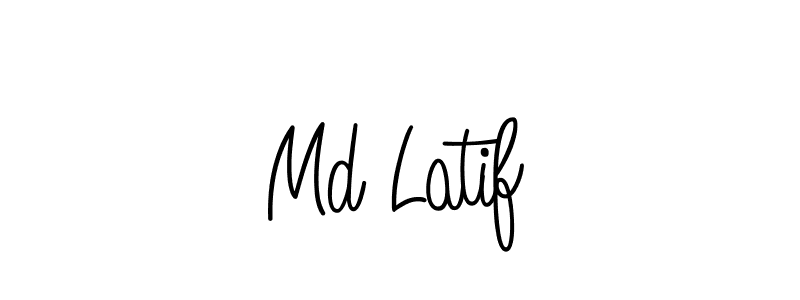 Also we have Md Latif name is the best signature style. Create professional handwritten signature collection using Angelique-Rose-font-FFP autograph style. Md Latif signature style 5 images and pictures png