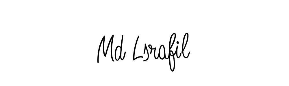 You should practise on your own different ways (Angelique-Rose-font-FFP) to write your name (Md Lsrafil) in signature. don't let someone else do it for you. Md Lsrafil signature style 5 images and pictures png