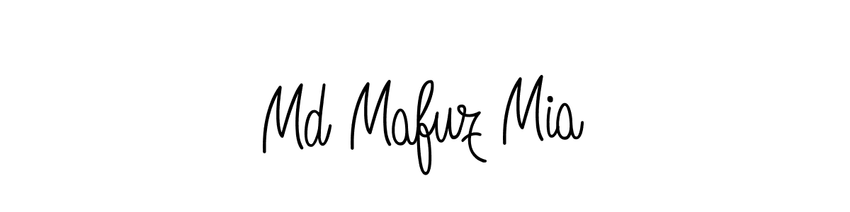 Md Mafuz Mia stylish signature style. Best Handwritten Sign (Angelique-Rose-font-FFP) for my name. Handwritten Signature Collection Ideas for my name Md Mafuz Mia. Md Mafuz Mia signature style 5 images and pictures png