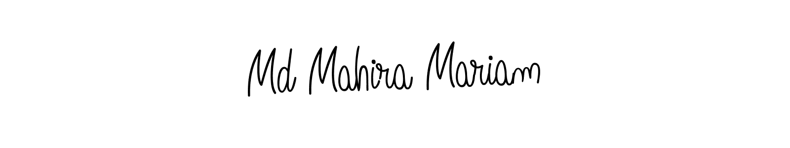 if you are searching for the best signature style for your name Md Mahira Mariam. so please give up your signature search. here we have designed multiple signature styles  using Angelique-Rose-font-FFP. Md Mahira Mariam signature style 5 images and pictures png