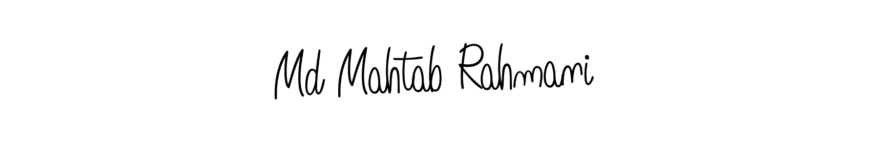 Make a beautiful signature design for name Md Mahtab Rahmani. Use this online signature maker to create a handwritten signature for free. Md Mahtab Rahmani signature style 5 images and pictures png