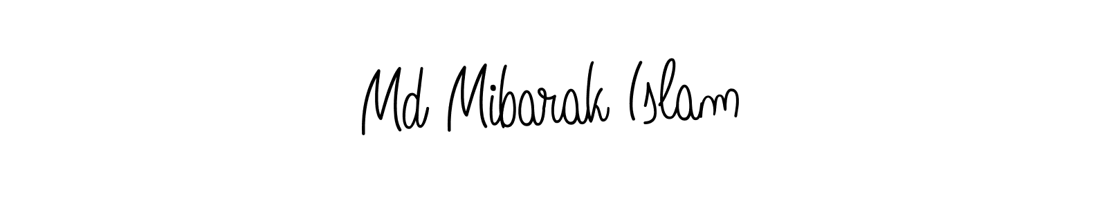 Also we have Md Mibarak Islam name is the best signature style. Create professional handwritten signature collection using Angelique-Rose-font-FFP autograph style. Md Mibarak Islam signature style 5 images and pictures png