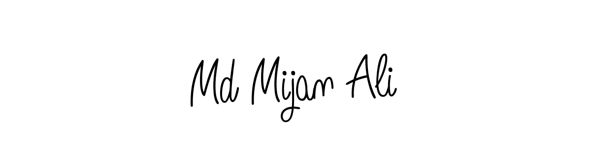 How to make Md Mijan Ali signature? Angelique-Rose-font-FFP is a professional autograph style. Create handwritten signature for Md Mijan Ali name. Md Mijan Ali signature style 5 images and pictures png