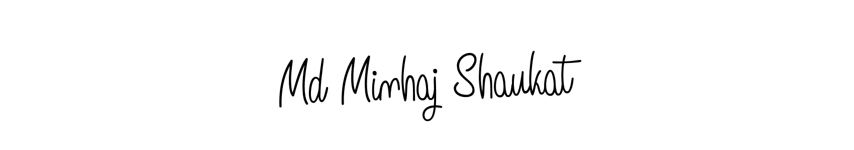 Create a beautiful signature design for name Md Minhaj Shaukat. With this signature (Angelique-Rose-font-FFP) fonts, you can make a handwritten signature for free. Md Minhaj Shaukat signature style 5 images and pictures png