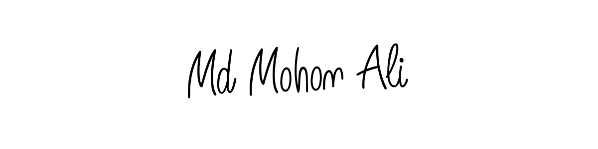 How to Draw Md Mohon Ali signature style? Angelique-Rose-font-FFP is a latest design signature styles for name Md Mohon Ali. Md Mohon Ali signature style 5 images and pictures png