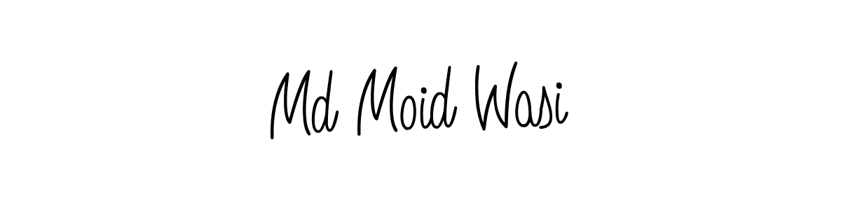 Make a short Md Moid Wasi signature style. Manage your documents anywhere anytime using Angelique-Rose-font-FFP. Create and add eSignatures, submit forms, share and send files easily. Md Moid Wasi signature style 5 images and pictures png