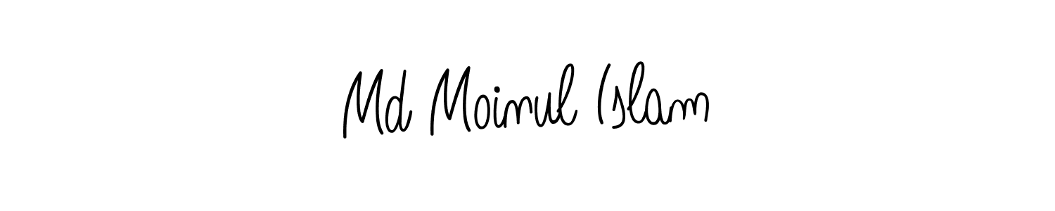 How to make Md Moinul Islam name signature. Use Angelique-Rose-font-FFP style for creating short signs online. This is the latest handwritten sign. Md Moinul Islam signature style 5 images and pictures png