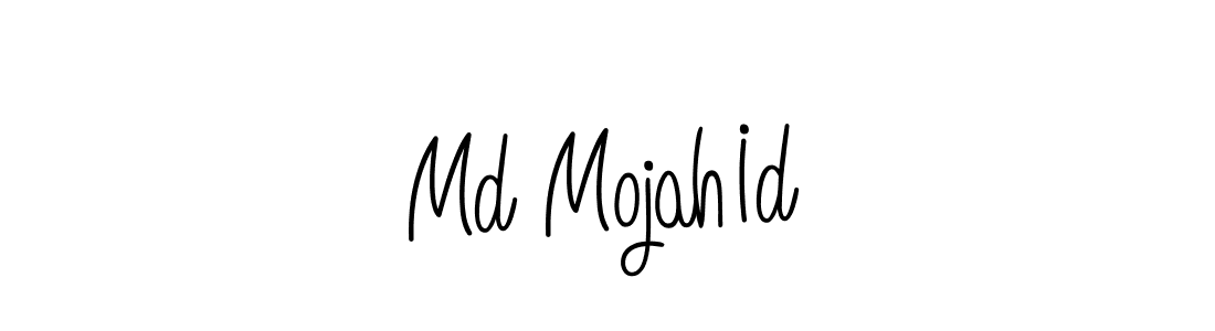 How to make Md Mojah¡d name signature. Use Angelique-Rose-font-FFP style for creating short signs online. This is the latest handwritten sign. Md Mojah¡d signature style 5 images and pictures png