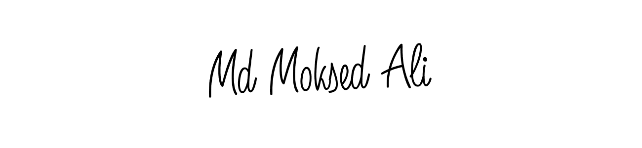 Create a beautiful signature design for name Md Moksed Ali. With this signature (Angelique-Rose-font-FFP) fonts, you can make a handwritten signature for free. Md Moksed Ali signature style 5 images and pictures png