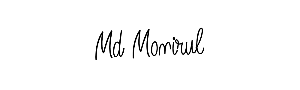 Md Monirul stylish signature style. Best Handwritten Sign (Angelique-Rose-font-FFP) for my name. Handwritten Signature Collection Ideas for my name Md Monirul. Md Monirul signature style 5 images and pictures png