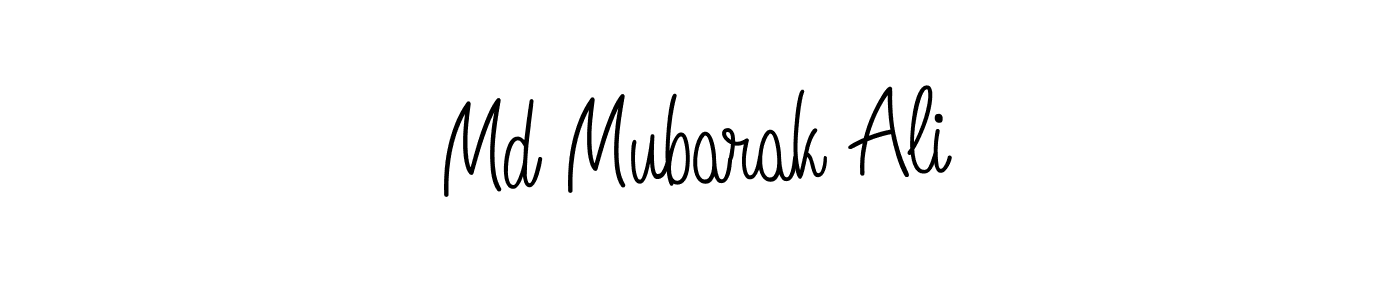 How to make Md Mubarak Ali signature? Angelique-Rose-font-FFP is a professional autograph style. Create handwritten signature for Md Mubarak Ali name. Md Mubarak Ali signature style 5 images and pictures png