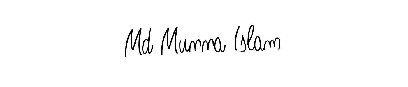 How to Draw Md Munna Islam signature style? Angelique-Rose-font-FFP is a latest design signature styles for name Md Munna Islam. Md Munna Islam signature style 5 images and pictures png
