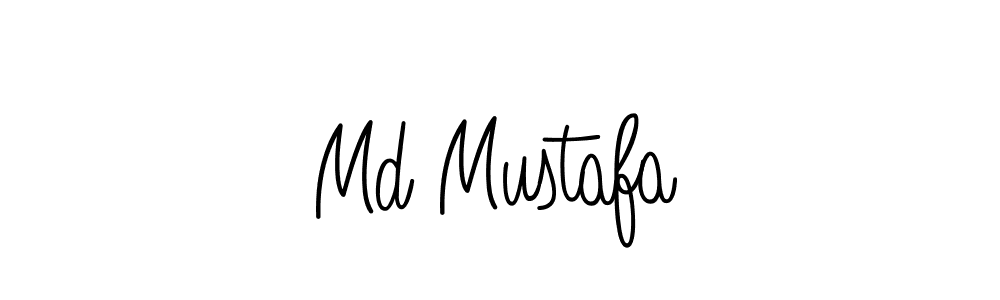 Design your own signature with our free online signature maker. With this signature software, you can create a handwritten (Angelique-Rose-font-FFP) signature for name Md Mustafa. Md Mustafa signature style 5 images and pictures png