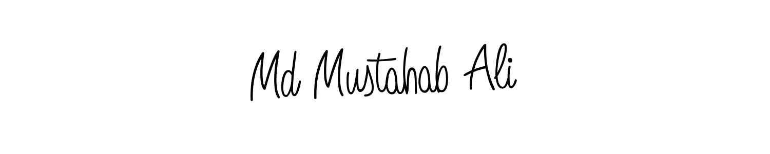 Also we have Md Mustahab Ali name is the best signature style. Create professional handwritten signature collection using Angelique-Rose-font-FFP autograph style. Md Mustahab Ali signature style 5 images and pictures png