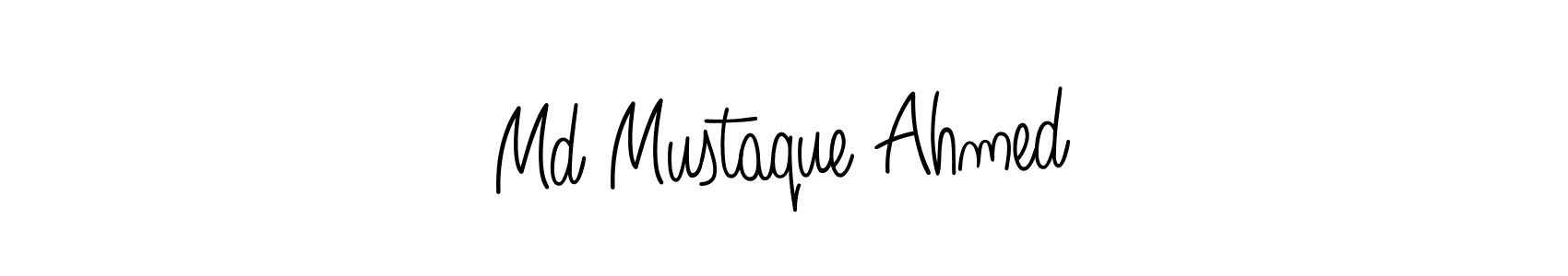 Design your own signature with our free online signature maker. With this signature software, you can create a handwritten (Angelique-Rose-font-FFP) signature for name Md Mustaque Ahmed. Md Mustaque Ahmed signature style 5 images and pictures png