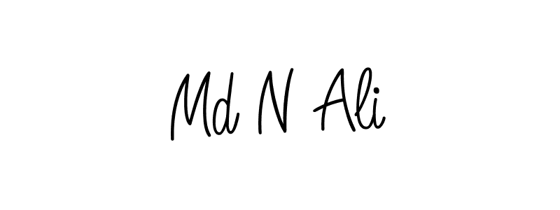 Md N Ali stylish signature style. Best Handwritten Sign (Angelique-Rose-font-FFP) for my name. Handwritten Signature Collection Ideas for my name Md N Ali. Md N Ali signature style 5 images and pictures png