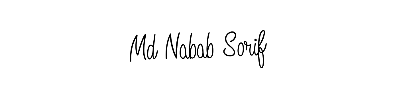 Check out images of Autograph of Md Nabab Sorif name. Actor Md Nabab Sorif Signature Style. Angelique-Rose-font-FFP is a professional sign style online. Md Nabab Sorif signature style 5 images and pictures png