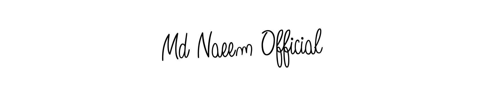 Also we have Md Naeem Official name is the best signature style. Create professional handwritten signature collection using Angelique-Rose-font-FFP autograph style. Md Naeem Official signature style 5 images and pictures png