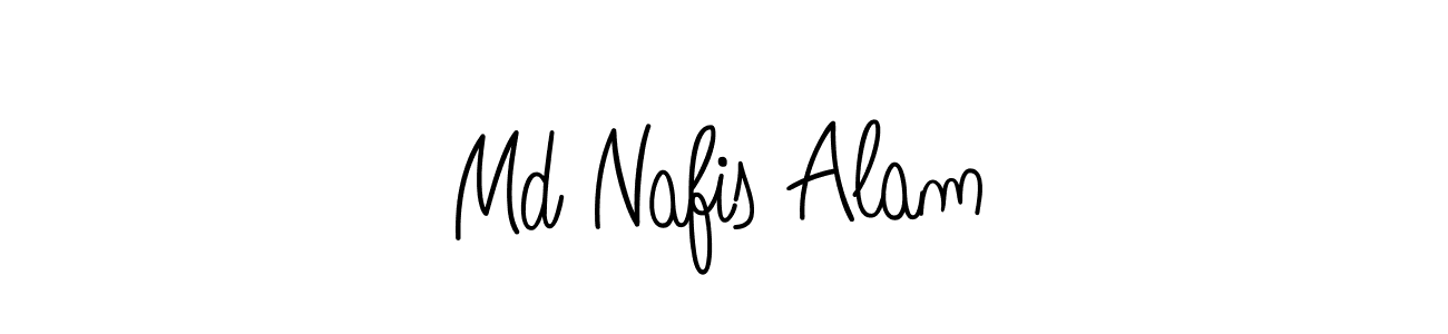 How to make Md Nafis Alam name signature. Use Angelique-Rose-font-FFP style for creating short signs online. This is the latest handwritten sign. Md Nafis Alam signature style 5 images and pictures png