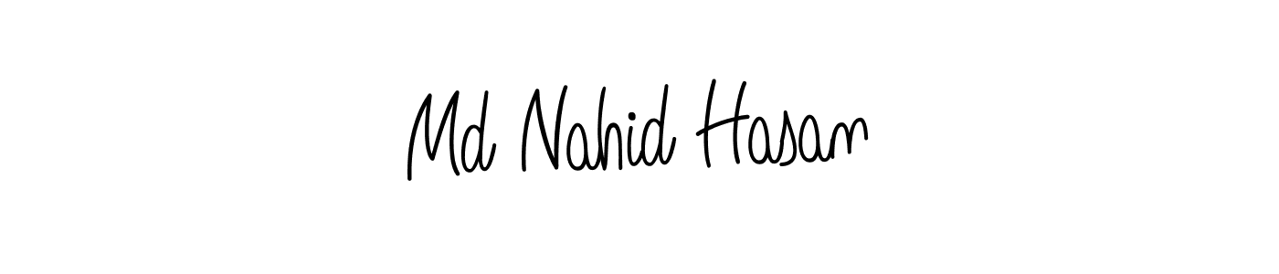 Make a short Md Nahid Hasan signature style. Manage your documents anywhere anytime using Angelique-Rose-font-FFP. Create and add eSignatures, submit forms, share and send files easily. Md Nahid Hasan signature style 5 images and pictures png