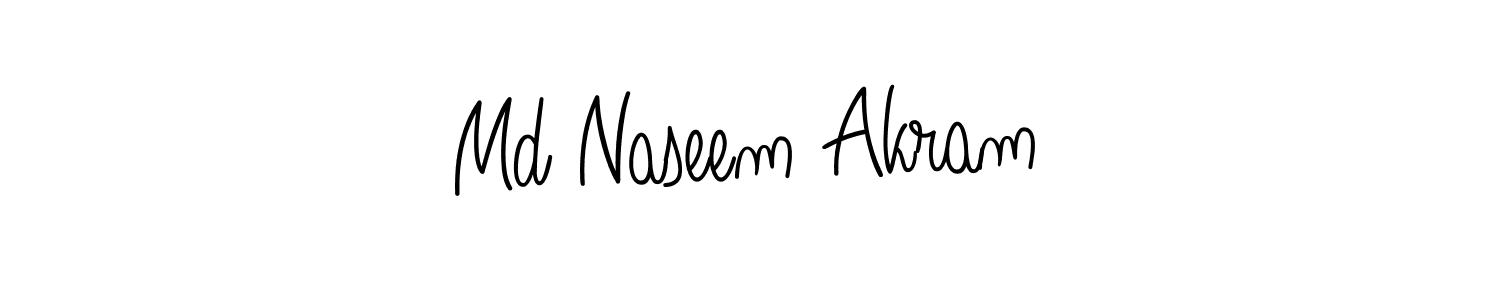 Angelique-Rose-font-FFP is a professional signature style that is perfect for those who want to add a touch of class to their signature. It is also a great choice for those who want to make their signature more unique. Get Md Naseem Akram name to fancy signature for free. Md Naseem Akram signature style 5 images and pictures png