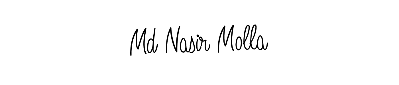Make a beautiful signature design for name Md Nasir Molla. Use this online signature maker to create a handwritten signature for free. Md Nasir Molla signature style 5 images and pictures png