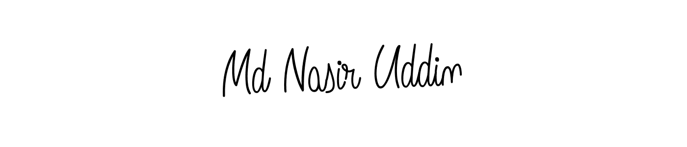 Md Nasir Uddin stylish signature style. Best Handwritten Sign (Angelique-Rose-font-FFP) for my name. Handwritten Signature Collection Ideas for my name Md Nasir Uddin. Md Nasir Uddin signature style 5 images and pictures png