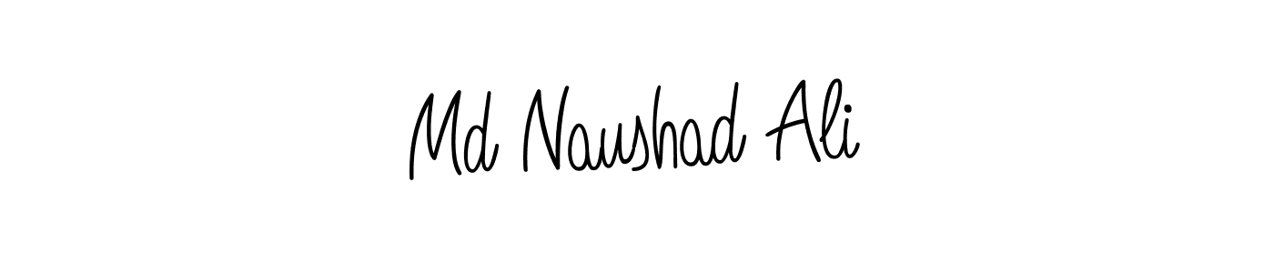 This is the best signature style for the Md Naushad Ali name. Also you like these signature font (Angelique-Rose-font-FFP). Mix name signature. Md Naushad Ali signature style 5 images and pictures png