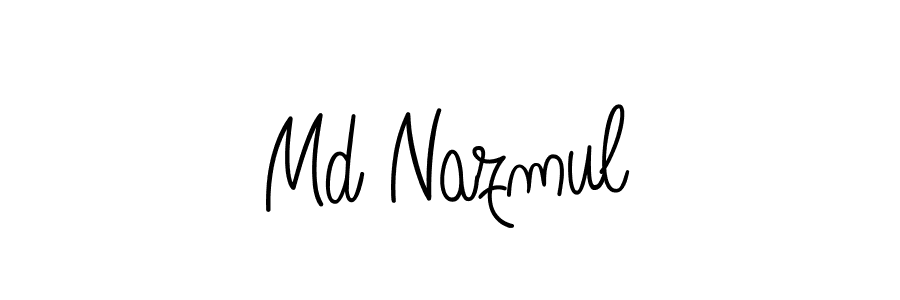 You can use this online signature creator to create a handwritten signature for the name Md Nazmul. This is the best online autograph maker. Md Nazmul signature style 5 images and pictures png