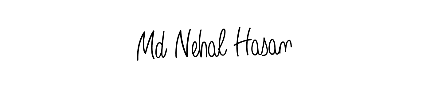 How to make Md Nehal Hasan name signature. Use Angelique-Rose-font-FFP style for creating short signs online. This is the latest handwritten sign. Md Nehal Hasan signature style 5 images and pictures png