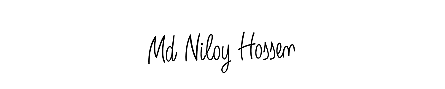 How to make Md Niloy Hossen signature? Angelique-Rose-font-FFP is a professional autograph style. Create handwritten signature for Md Niloy Hossen name. Md Niloy Hossen signature style 5 images and pictures png