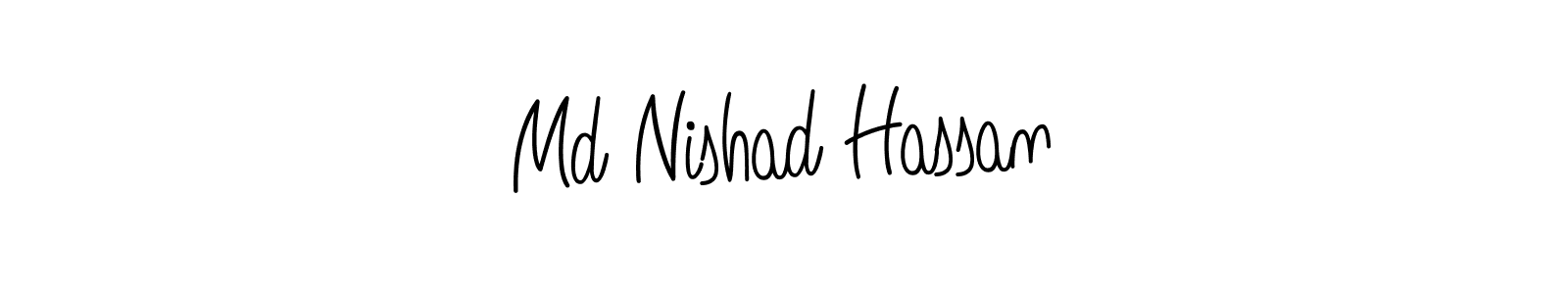 Similarly Angelique-Rose-font-FFP is the best handwritten signature design. Signature creator online .You can use it as an online autograph creator for name Md Nishad Hassan. Md Nishad Hassan signature style 5 images and pictures png