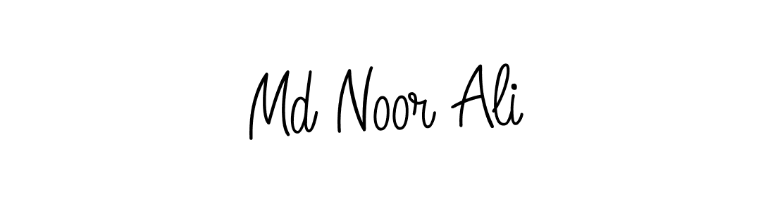 Make a beautiful signature design for name Md Noor Ali. With this signature (Angelique-Rose-font-FFP) style, you can create a handwritten signature for free. Md Noor Ali signature style 5 images and pictures png