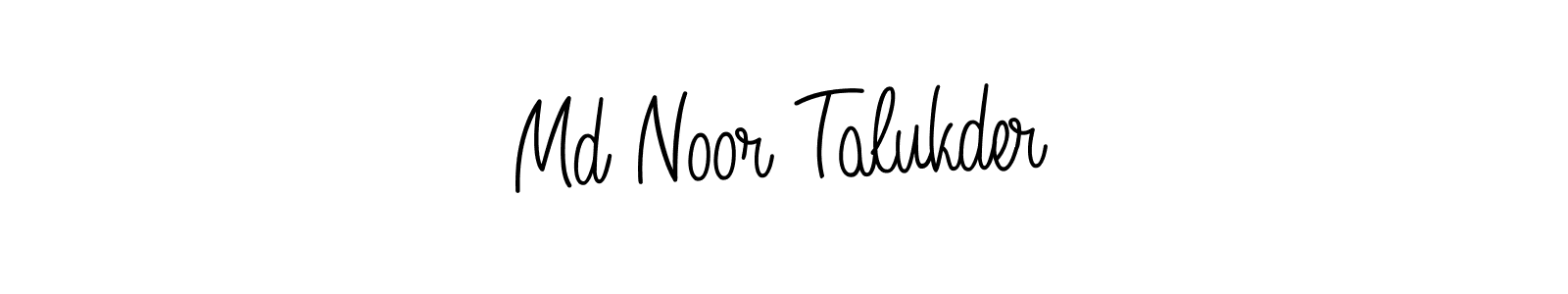 Design your own signature with our free online signature maker. With this signature software, you can create a handwritten (Angelique-Rose-font-FFP) signature for name Md Noor Talukder. Md Noor Talukder signature style 5 images and pictures png