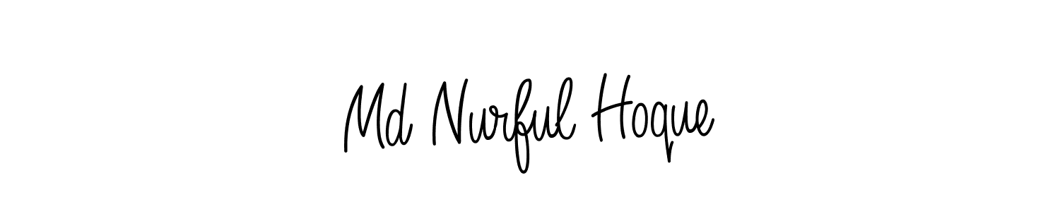How to make Md Nurful Hoque signature? Angelique-Rose-font-FFP is a professional autograph style. Create handwritten signature for Md Nurful Hoque name. Md Nurful Hoque signature style 5 images and pictures png